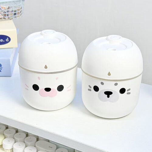卡通小海豹迷你静音USB加湿器