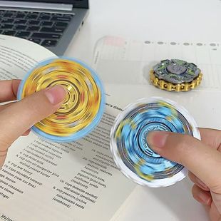 新款 链条齿轮指尖陀螺手指旋转二合一男孩解压神器儿童玩具小礼物