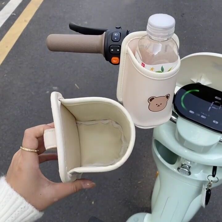 电动车水杯架车载座椅水杯奶茶架通用挂式收纳自行车婴儿车奶瓶架