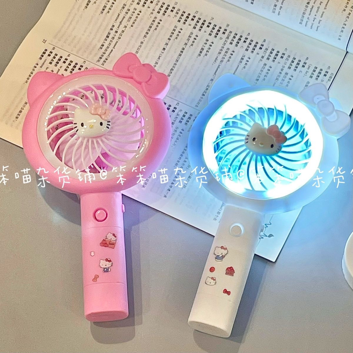 卡通可爱手持小风扇usb充电迷你小风扇便携学生宿舍随身电风扇