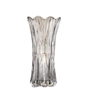 鲜花富贵竹插花瓶花器客厅装 欧式 水晶玻璃花瓶 厚重家居摆件 饰