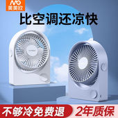 美美欧电风扇usb小风扇桌面迷你小型大风力静音办公室学生宿舍教