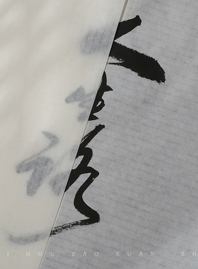 蔡侯造纯手工宣纸古法白玉仿古罗纹皮纸半生熟小楷行书临摹宋元山水花鸟人物古画小品国展参赛考级书法作品纸