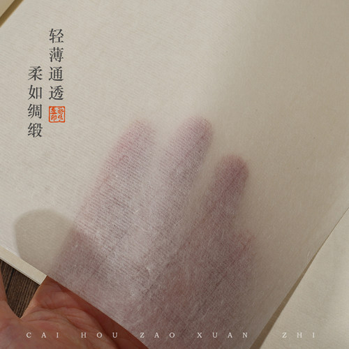 泾县超薄雁皮蝉翼古籍修复小楷