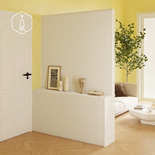 十八纸可折叠隔断屏风直播背景墙