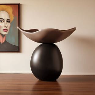 中古风时来运转摆件玄关柜钥匙桌面收纳果盘高级感装饰品乔迁礼物