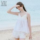 Letter 简约百搭上衣女 新款 from moon甜美清新度假风吊带2025夏季