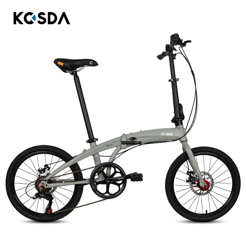 KOSDA 自行车超轻小型便携成人铝合金变速代步通勤单车折叠自行车