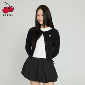 韩版 樱桃KIRSH 外套 针织开衫 女春秋少女针织衫 鞠婧祎同款 短款