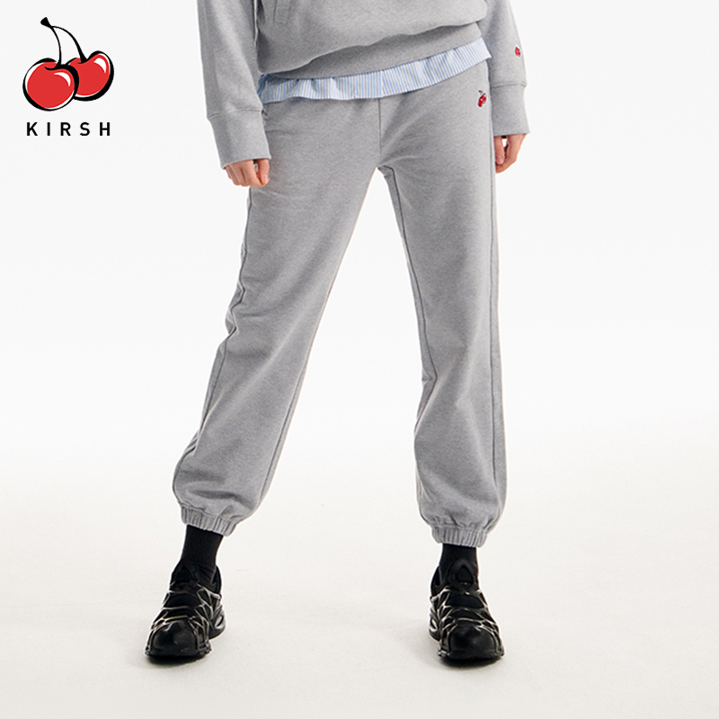 kirsh束脚卫裤宽松简约长裤