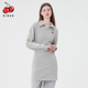 kirsh大樱桃春秋新休闲简约收腰显瘦百搭运动风甜美连衣裙格雷系