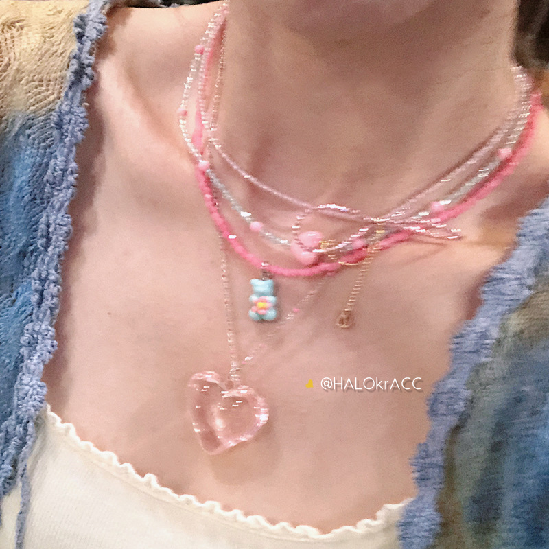 HALOkrACC韩代溪畔薄荷晨露项链