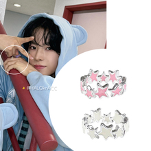 HALOkrACC韩代NCT WISH yushi 同款流沙星星戒指