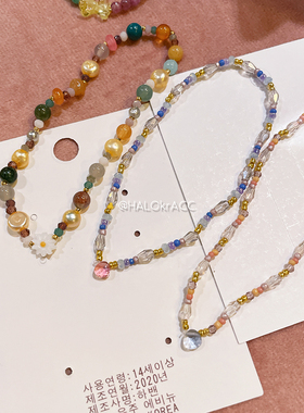 HALOkrACC韩代小水晶串珠手链