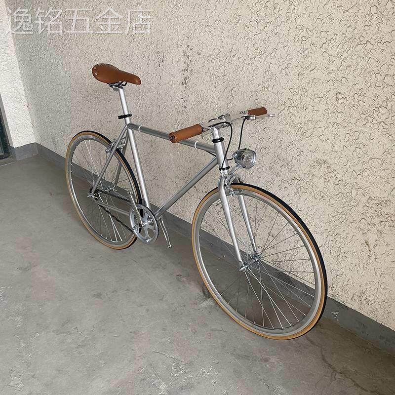 捷咹特正品复古自行车男女英伦老款单速网红单车城市上班代步车通