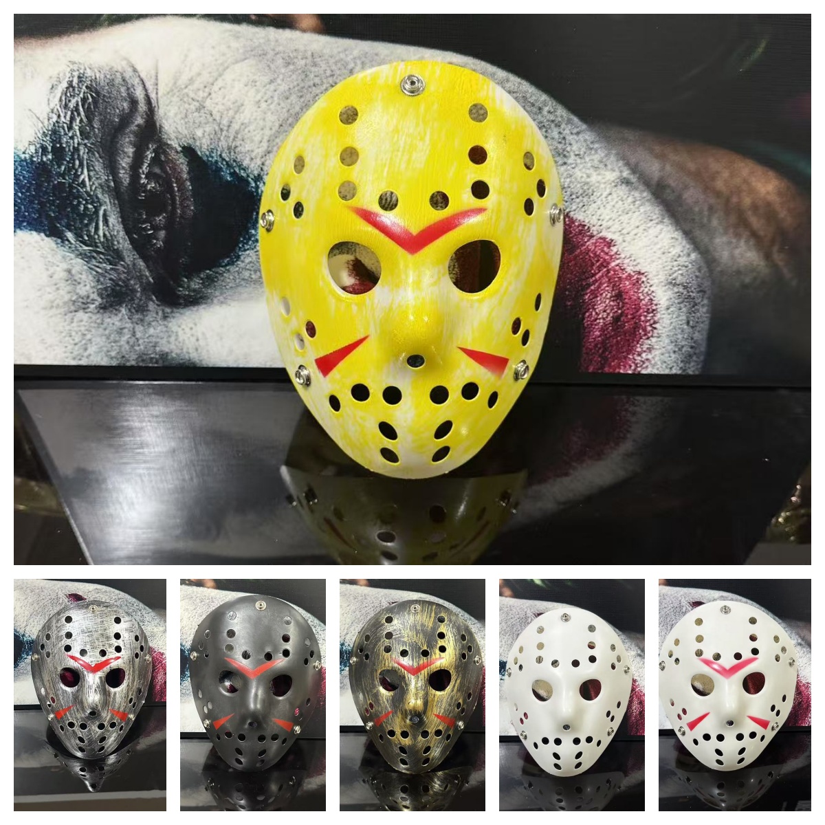 万圣节恐怖搞怪吓人面具cos派对