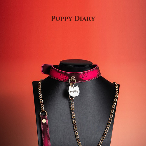 樱花choker温感变色项圈女颈带男项链puppy挂牌小众情侣礼物