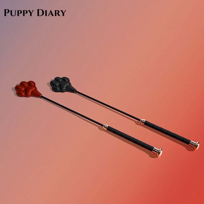 Puppy*猫爪拍真皮长鞭马鞭长拍狗爪皮鞭cosplay舞台演出手持道具