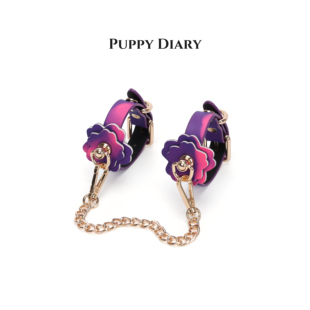 Puppy*温感变色樱花皮手环女脚环链条手链饰品情侣礼物可刻字