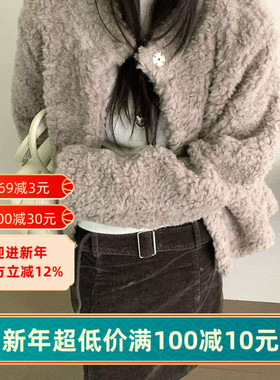 TABLE-搭韩版羊毛韩版休闲时尚加厚羊毛外套（含100羊毛）jin6123