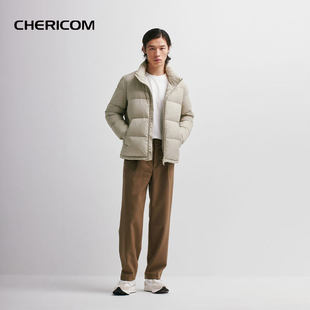 多巴胺短款 经典 立领舒适保暖羽绒服男Y299510Y 新品 千仞岗秋冬男士