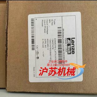 未拆 正品 ESMD751L4TXA 伦茨变频器全新原装
