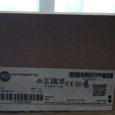 1783-ETAP三口以太网/IP分线器，全新原