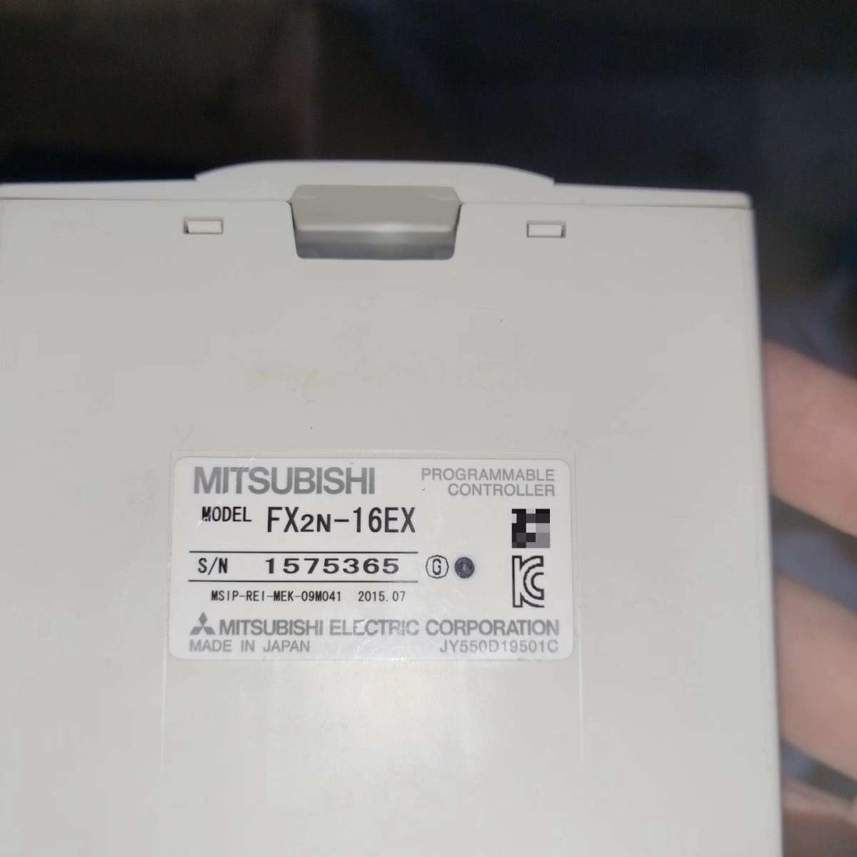 PLC模块FX2N-16EX，成色如图，功能正常，无端子