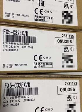 PLC模块 FX5-C32EX/D 全新原装 制造