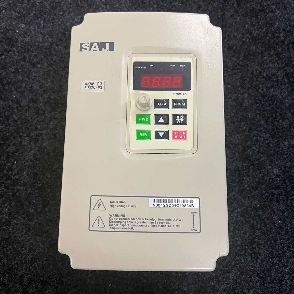 三晶SAJ变频器  V004G3/V5R5P3 4KW/5.