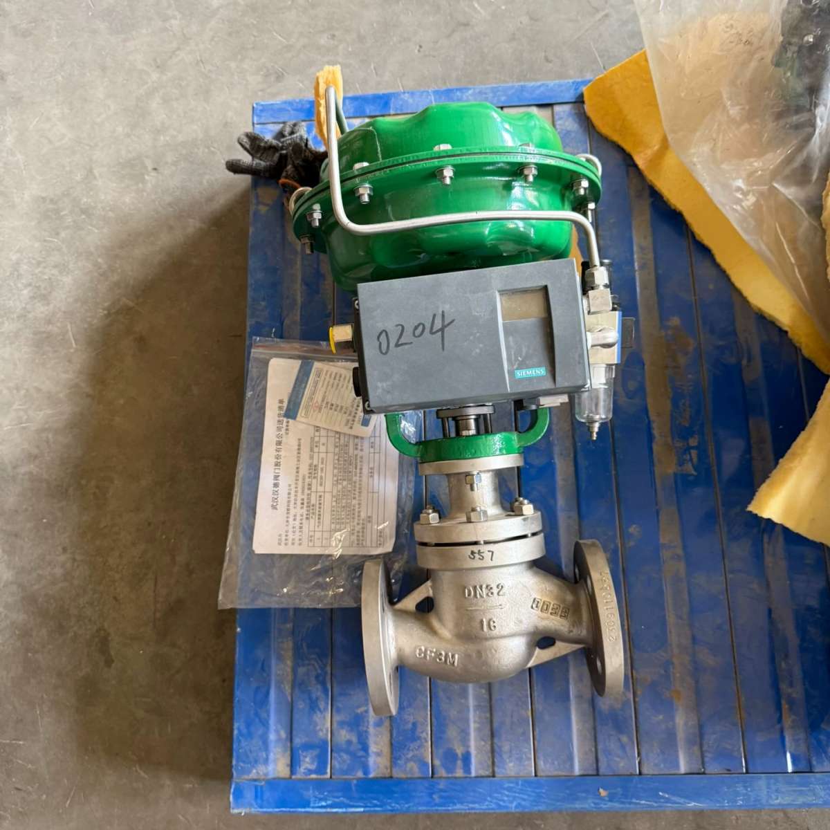 气动调节阀材质316口径dn32pn16 液体要的联系了，2