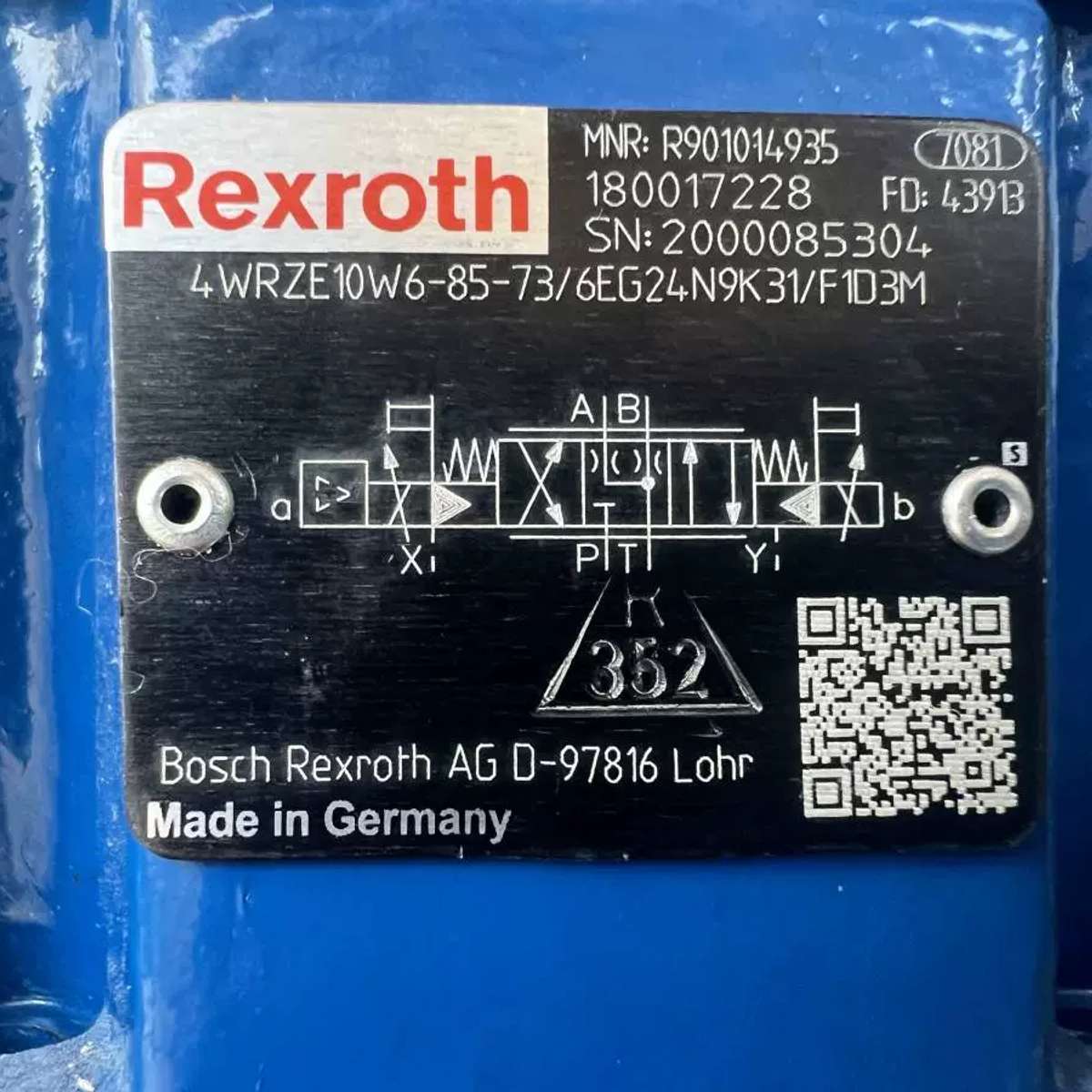 R901014935 4WRZE10W6-85-7X/6EG24N9K31/F1D3M，