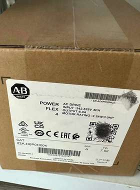变频器22A-D6P0H204全新原装正品现货，