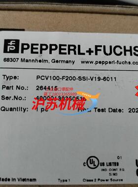 倍加福传感器PCV100-F200-SSI-V19-6011