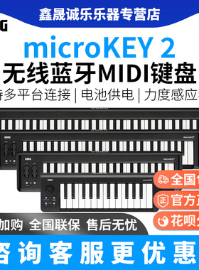 KORG科音 MICROKEY2 MICROKEY AIR 便携式MIDI键盘蓝牙MIDI键盘