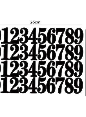现货牌乙烯基自粘PC数字EAB邮地址门防水防油防撕箱不V干胶贴纸