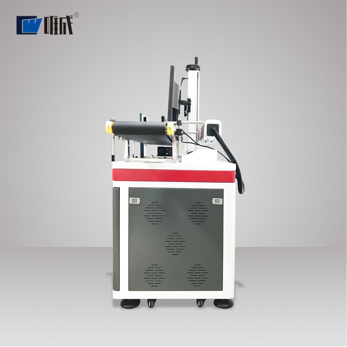 20W台式光纤激刻光标机自动金属字C-F30雕刻机小型铭牌打码镭打雕