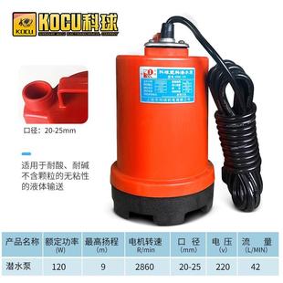 120塑NSM120潜水2泵20V海水清水泵家用水泵12抽V24料V船用直 NSM