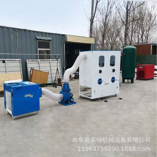 商超毛绒玩具充棉机 汽车颈枕坐垫填充机  棉化纤棉开松机