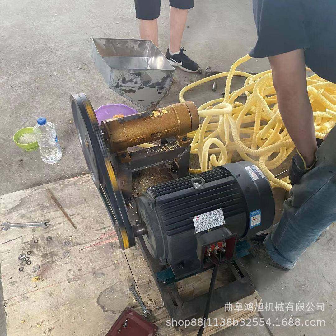 新款五谷杂粮膨化机爆米花机 商用小型电动江米棍机 糙米面粉空心