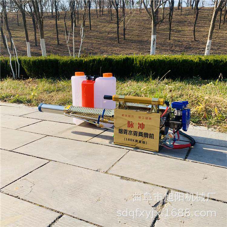 农用汽油动力喷雾机 大棚背负式脉冲弥雾机 猪场烟雾消毒防疫机