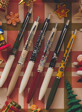 日本百乐ACRO 25年限定复古圣诞系列花纹第二弹圆珠笔0.5mm