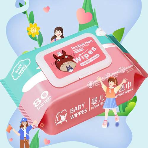 80抽婴儿湿巾纸8家用大包婴幼儿童新生手口专用湿巾纸大包擦脸纸