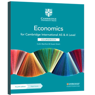 剑桥国际Alevel课程经济科(2023考纲版)Cambridge International AS & A Level Economics Coursebook/Workbook/Exam Preparation