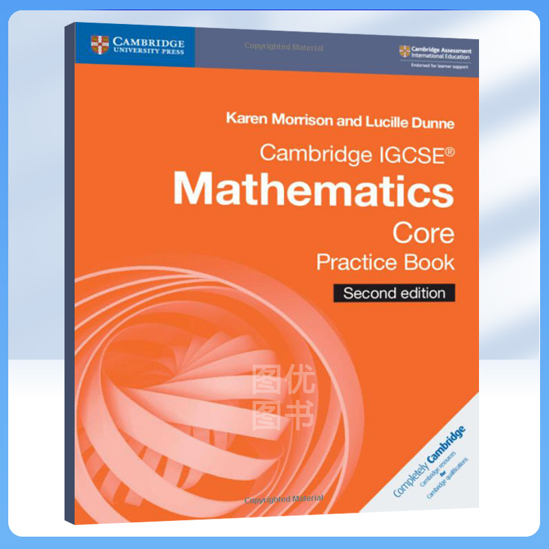 剑桥IGCSE数学核心练习册第二版 Cambridge IGCSE® Mathematics Core Practice Book Second edition外国英语教材国际考试课程书-封面