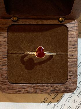 手饰电镀戒指真金高级感个性中国