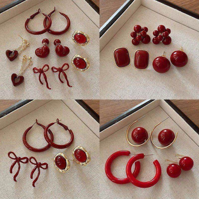 女复古安可拉耳钉ins红批发高级感耳饰小众耳环百搭网红港风滴油,饰品/流行首饰/时尚饰品新,耳环,淘宝优惠券,粉丝福利购,淘宝优惠卷