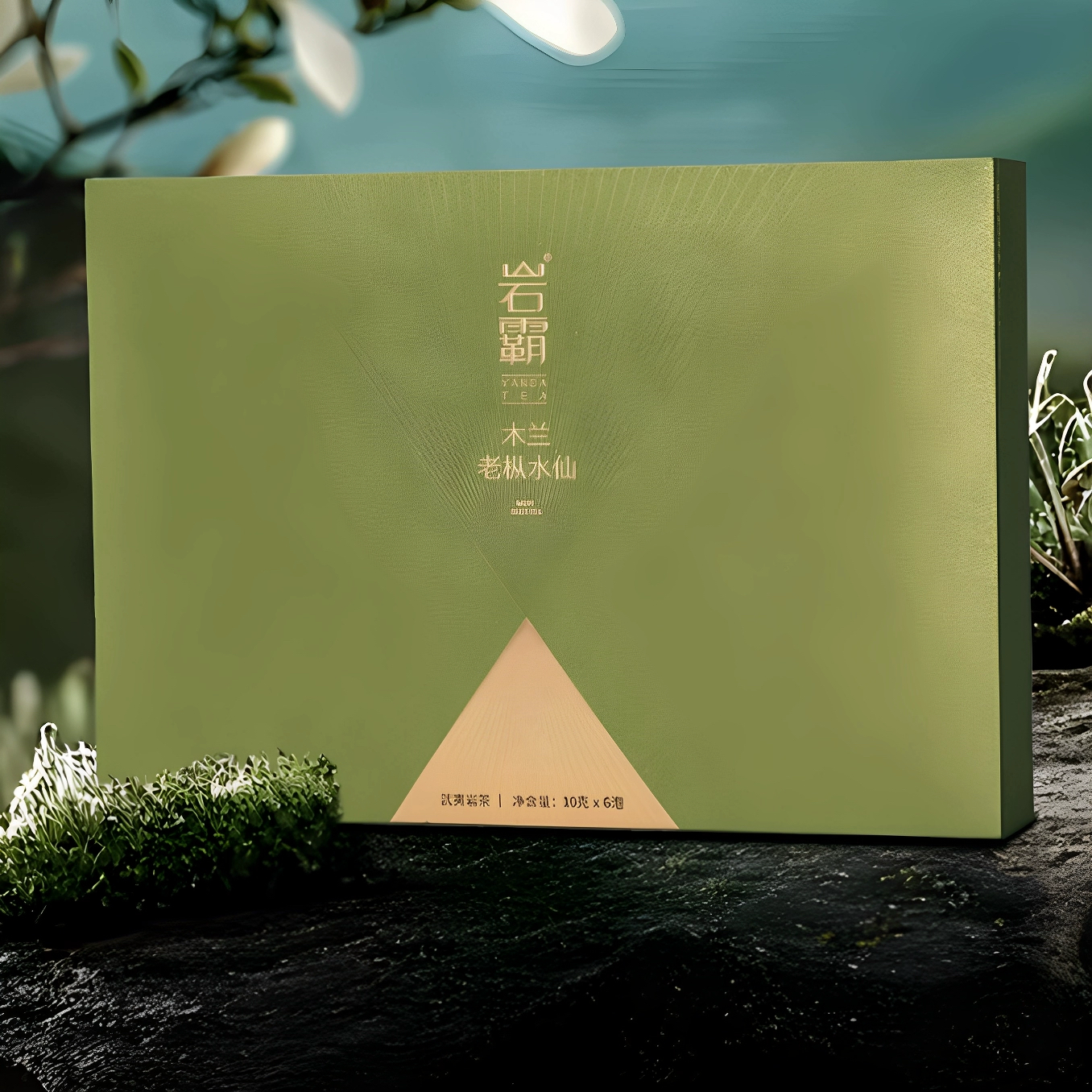 岩霸 木兰老枞水仙（YANBA TEA） 武夷水仙 陈年岩茶60g6泡盒装