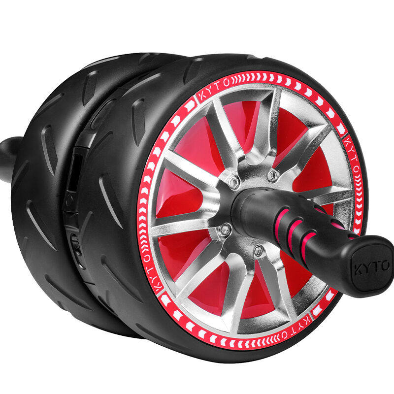 KYTO健腹轮腹肌轮自动回弹巨轮滚轮男健腹器女马甲线锻炼健身家用