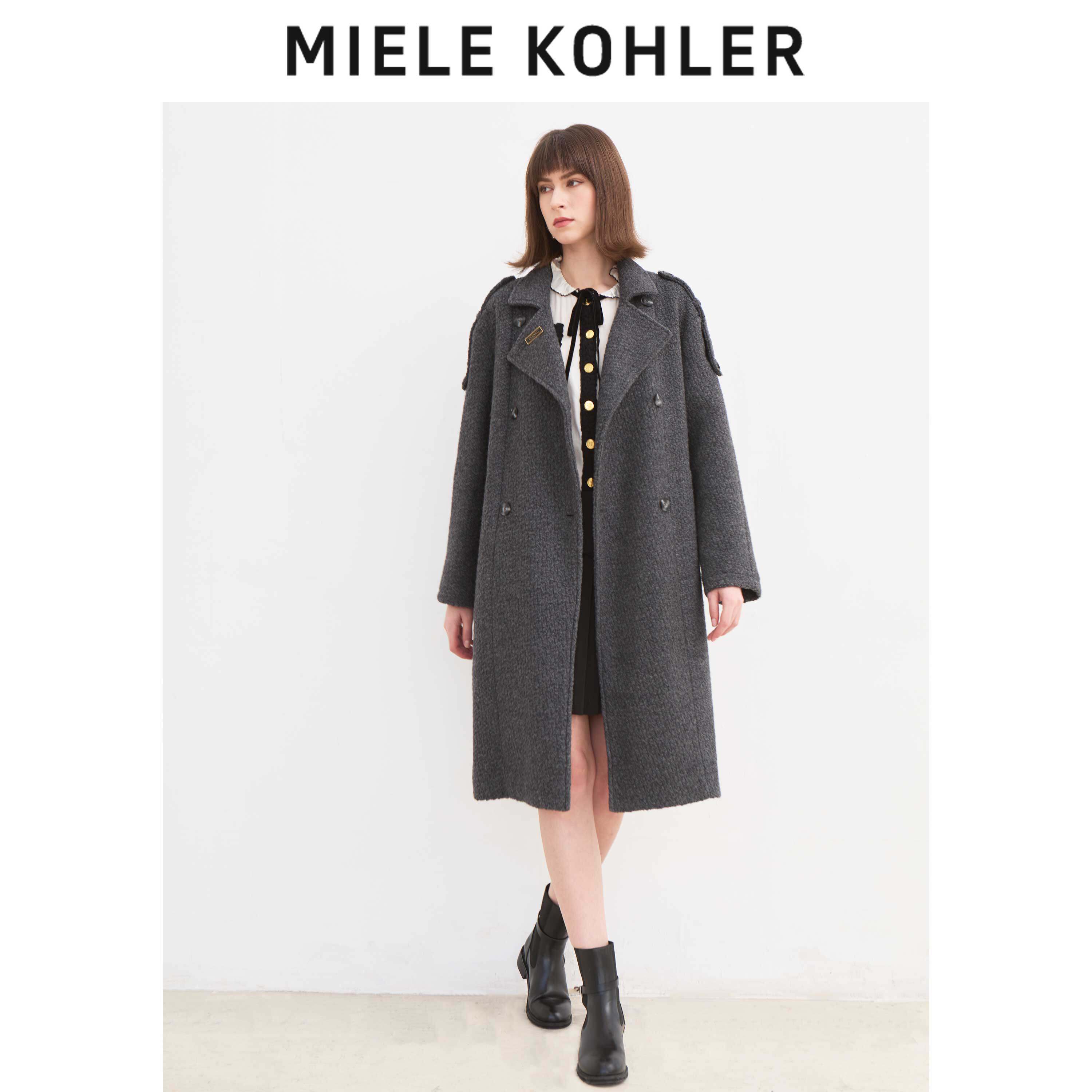 中长款羊毛外套羊毛欧美